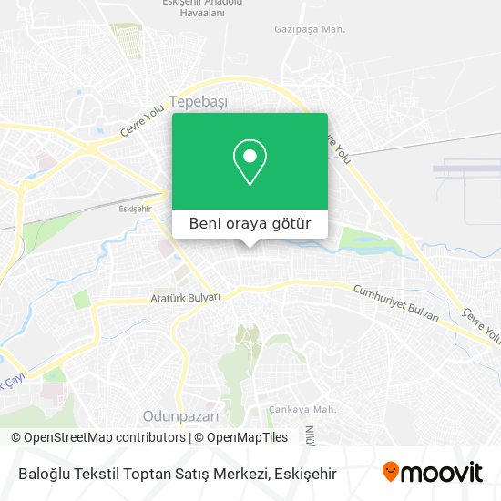Baloğlu Tekstil Toptan Satış Merkezi harita