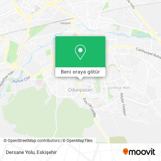 Dersane Yolu harita