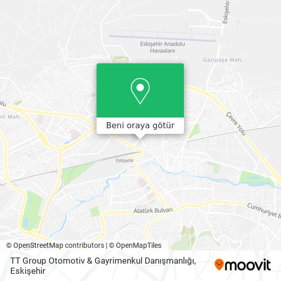 TT Group Otomotiv & Gayrimenkul Danışmanlığı harita