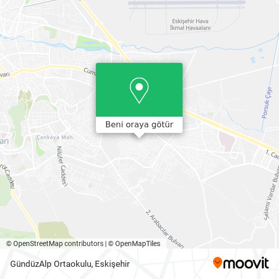 GündüzAlp Ortaokulu harita