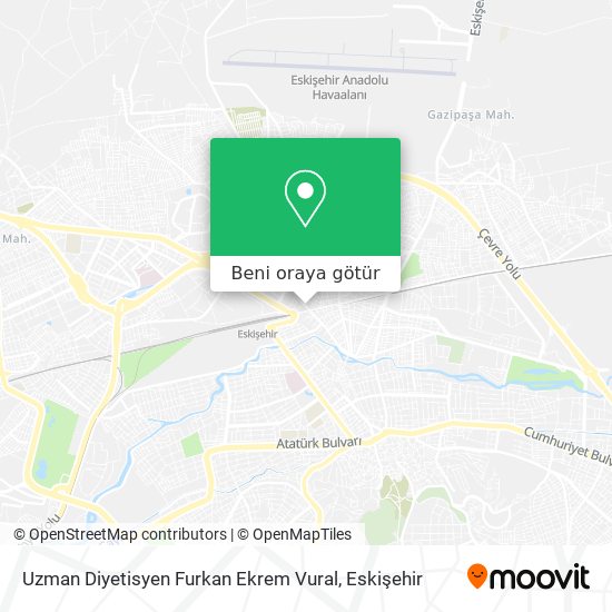 Uzman Diyetisyen Furkan Ekrem Vural harita