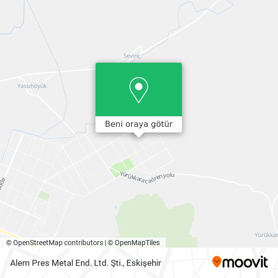 Alem Pres Metal End. Ltd. Şti. harita