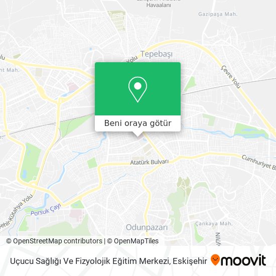 Uçucu Sağlığı Ve Fizyolojik Eğitim Merkezi harita