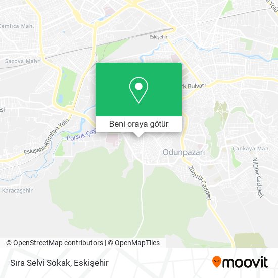 Sıra Selvi Sokak harita