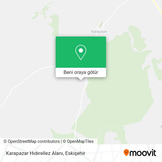 Karapazar Hıdırellez Alanı harita