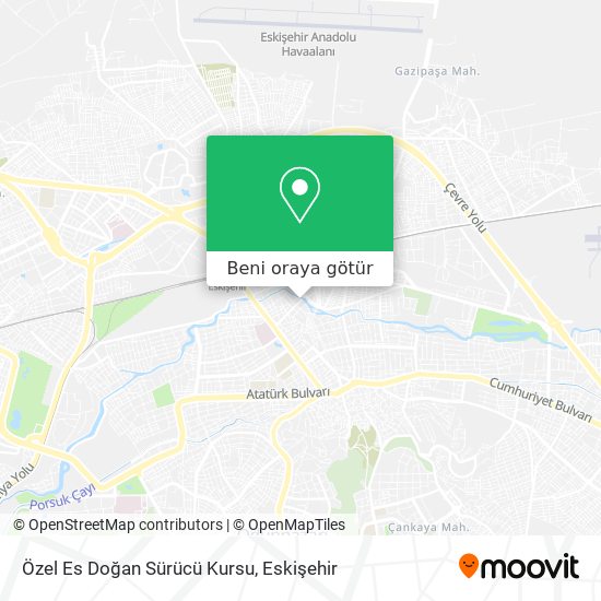 Özel Es Doğan Sürücü Kursu harita