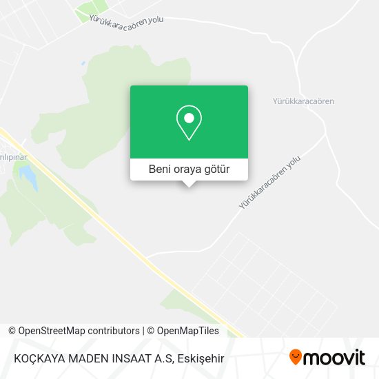 KOÇKAYA MADEN INSAAT A.S harita