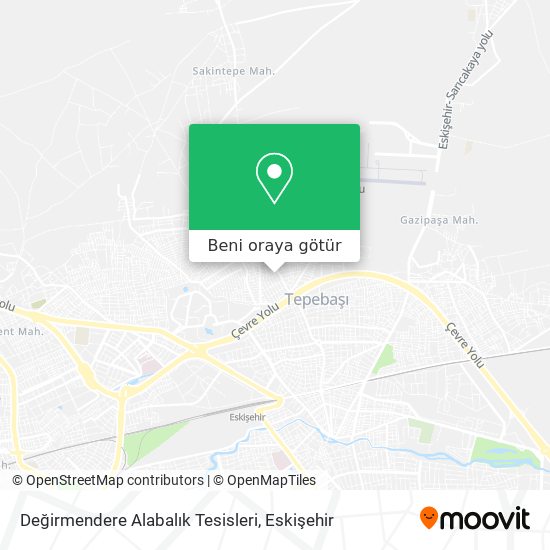 Değirmendere Alabalık Tesisleri harita