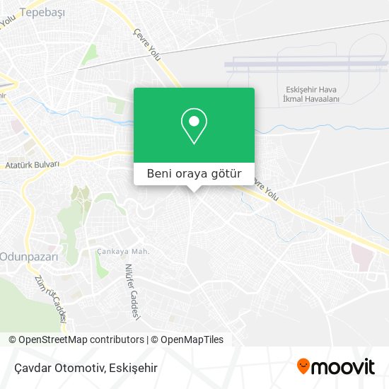 Çavdar Otomotiv harita