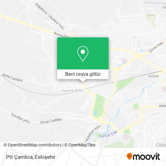 Ptt Çamlıca harita