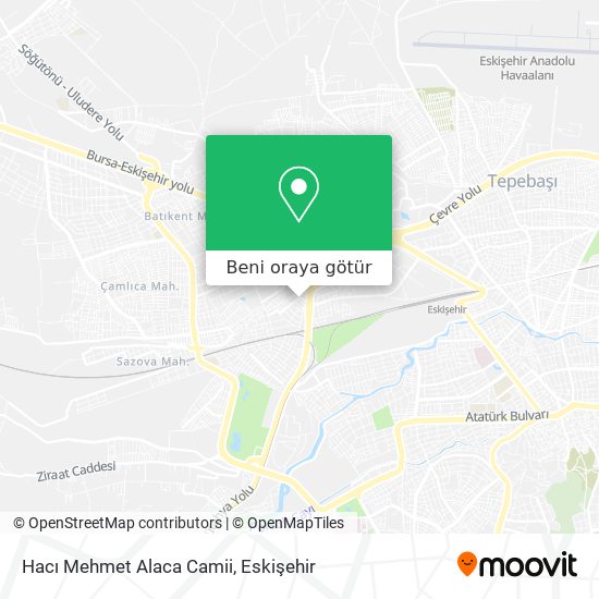Hacı Mehmet Alaca Camii harita