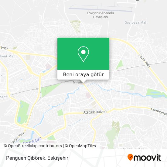 Penguen Çibörek harita