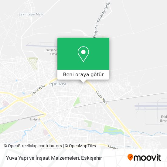 Yuva Yapı ve İnşaat Malzemeleri harita