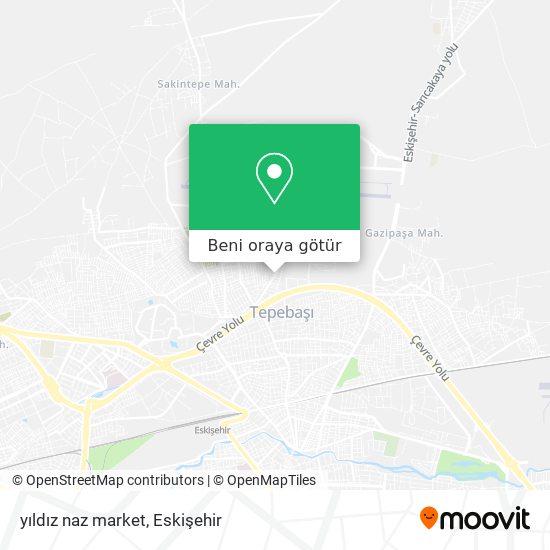 yıldız naz market harita