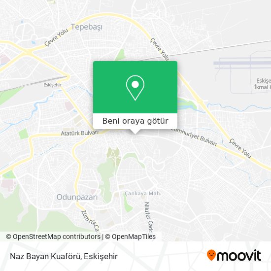 Naz Bayan Kuaförü harita