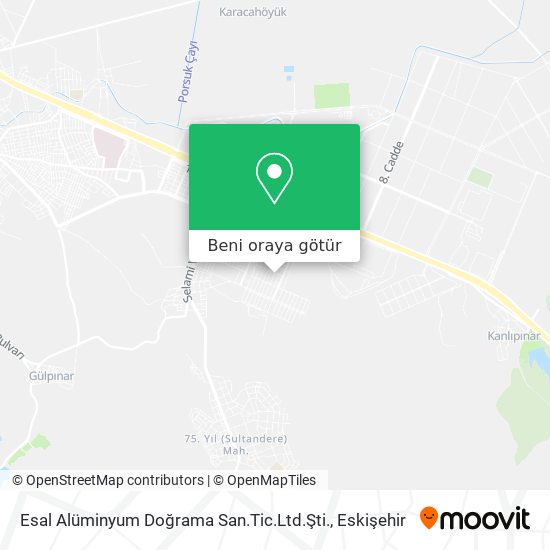 Esal Alüminyum Doğrama San.Tic.Ltd.Şti. harita