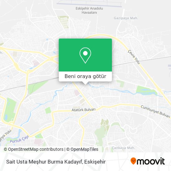 Sait Usta Meşhur Burma Kadayıf harita