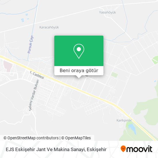 EJS Eskişehir Jant Ve Makina Sanayi harita