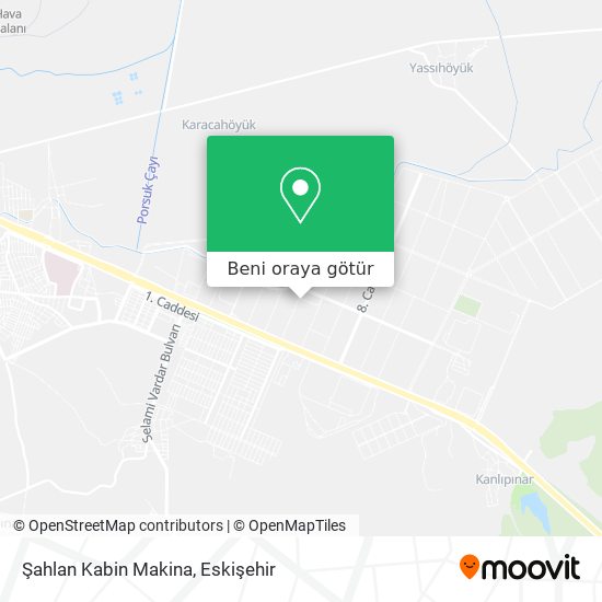 Şahlan Kabin Makina harita