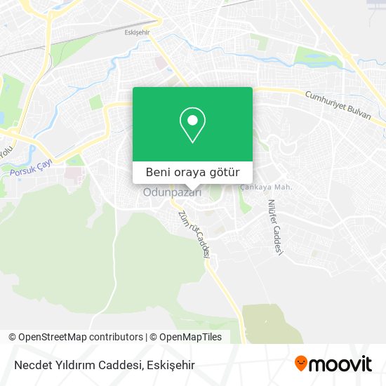 Necdet Yıldırım Caddesi harita