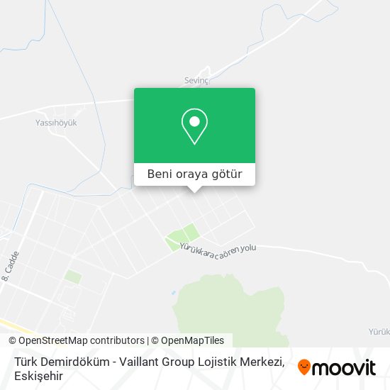 Türk Demirdöküm - Vaillant Group Lojistik Merkezi harita