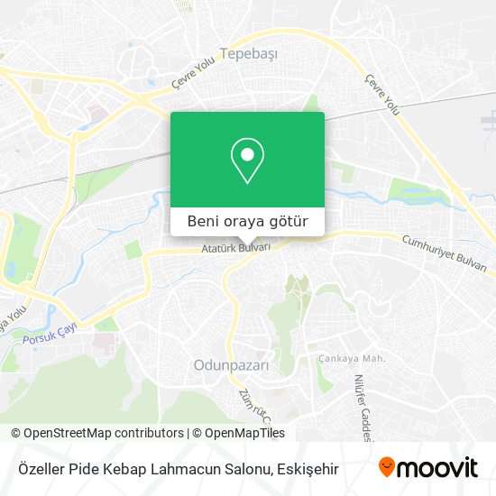 Özeller Pide Kebap Lahmacun Salonu harita