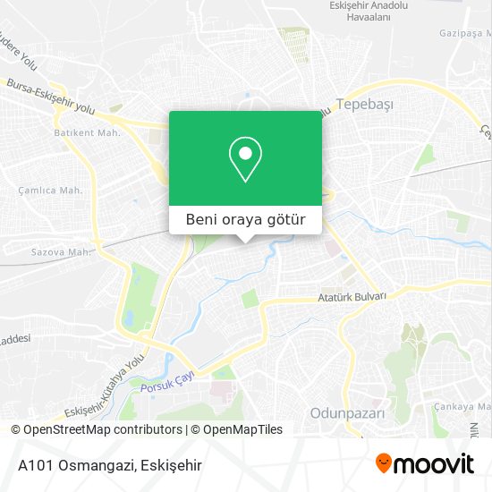 A101 Osmangazi harita