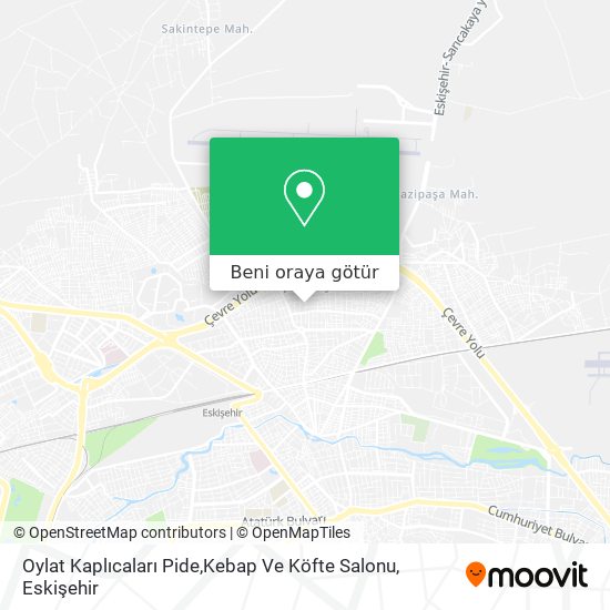 Oylat Kaplıcaları  Pide,Kebap Ve Köfte Salonu harita