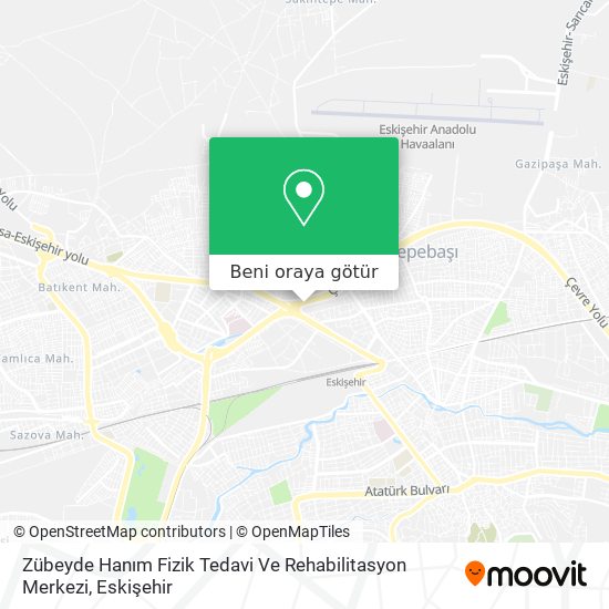 Zübeyde Hanım Fizik Tedavi Ve Rehabilitasyon Merkezi harita