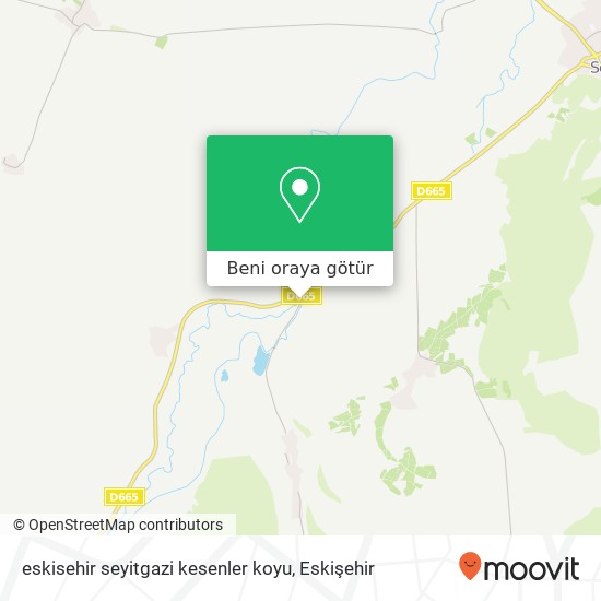 eskisehir seyitgazi kesenler koyu harita