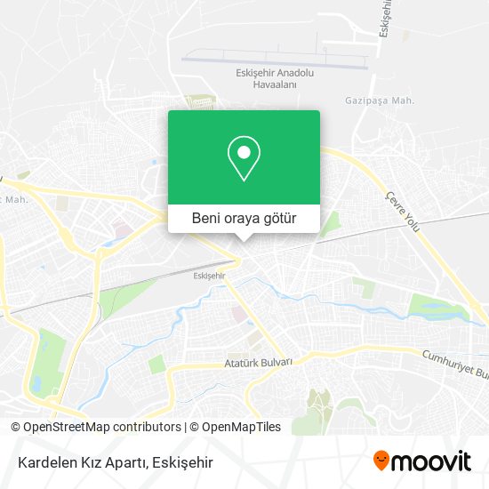 Kardelen Kız Apartı harita