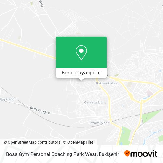 Boss Gym Personal Coaching Park West harita