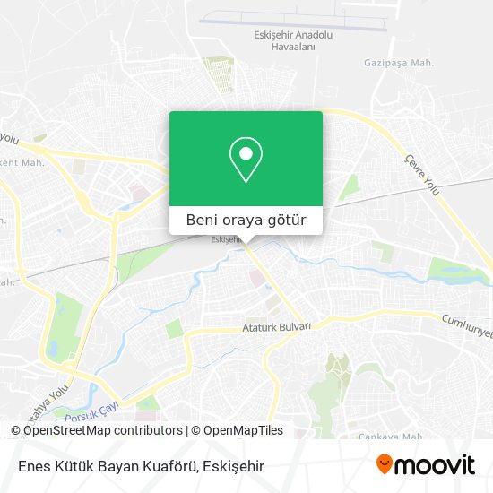 Enes Kütük Bayan Kuaförü harita