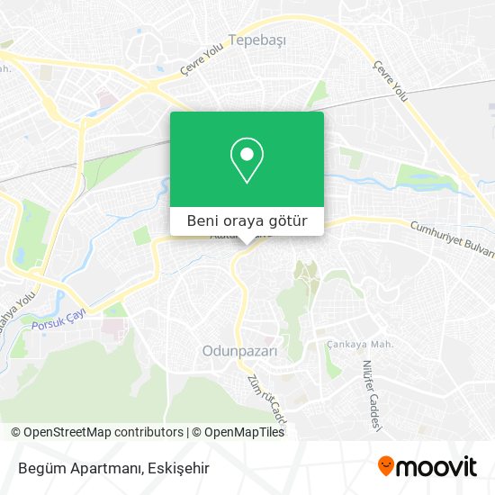Begüm Apartmanı harita