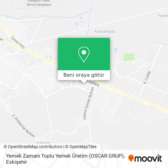 Yemek Zamanı Toplu Yemek Üretim (OSCAR GRUP) harita