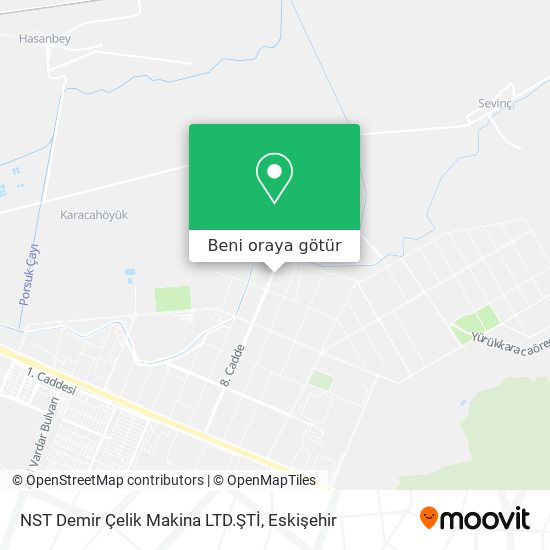 NST Demir Çelik Makina LTD.ŞTİ harita