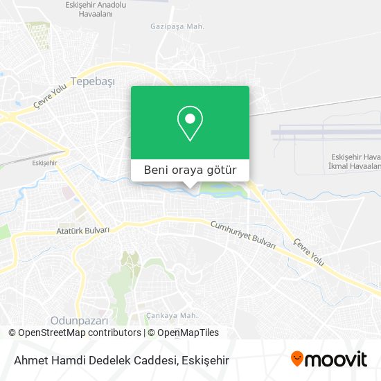 Ahmet Hamdi Dedelek Caddesi harita