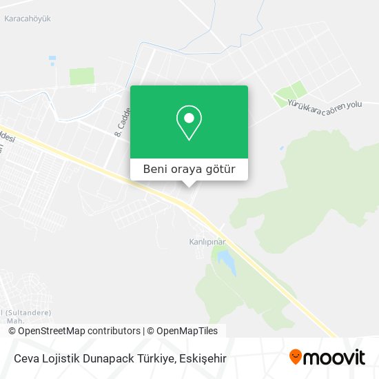 Ceva Lojistik Dunapack Türkiye harita