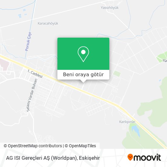 AG ISI Gereçleri AŞ (Worldpan) harita