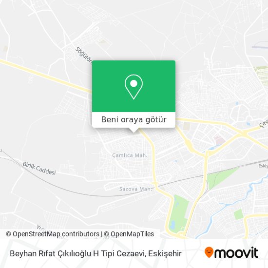 Beyhan Rıfat Çıkılıoğlu H Tipi Cezaevi harita