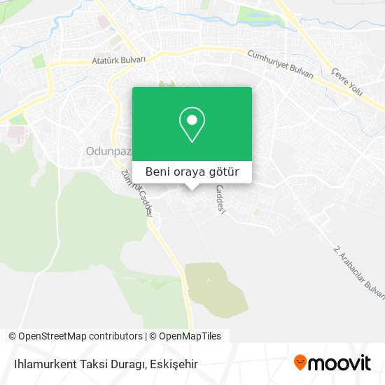Ihlamurkent Taksi Duragı harita