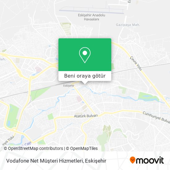 Vodafone Net Müşteri Hizmetleri harita