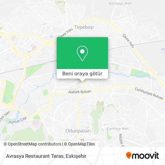 Avrasya Restaurant Teras harita