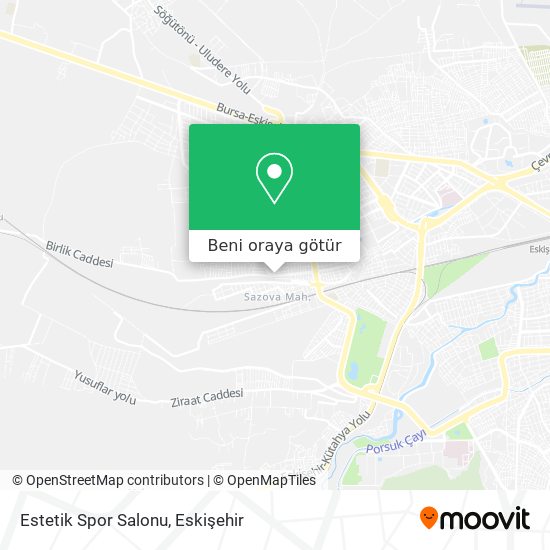 Estetik Spor Salonu harita