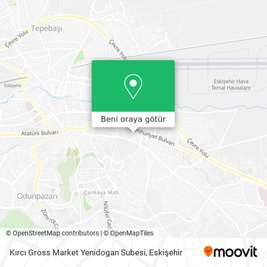 Kırcı Gross Market Yenidogan Subesi harita