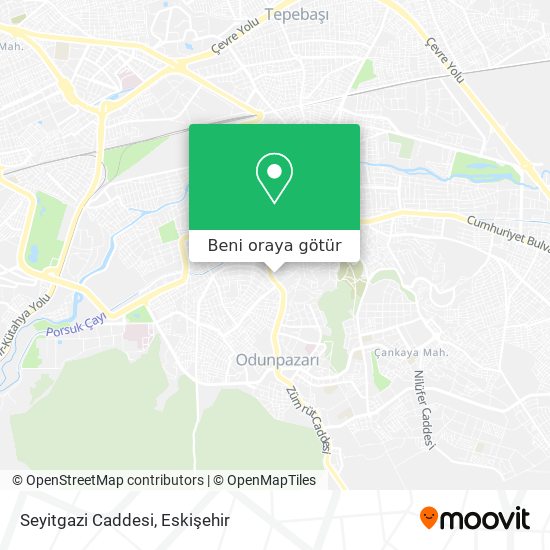 Seyitgazi Caddesi harita