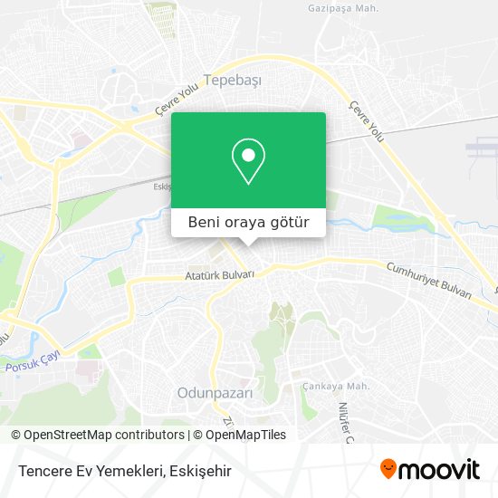 Tencere Ev Yemekleri harita