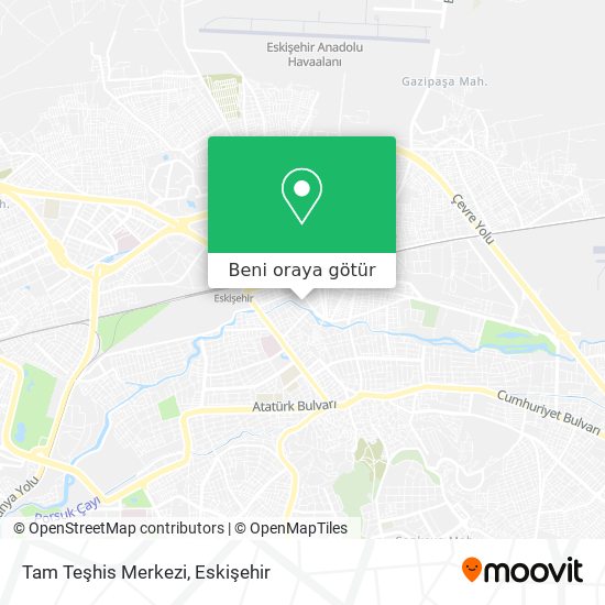 Tam Teşhis Merkezi harita