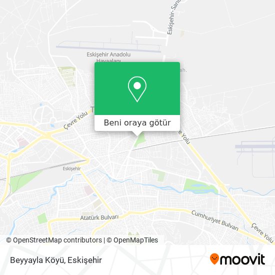 Beyyayla Köyü harita