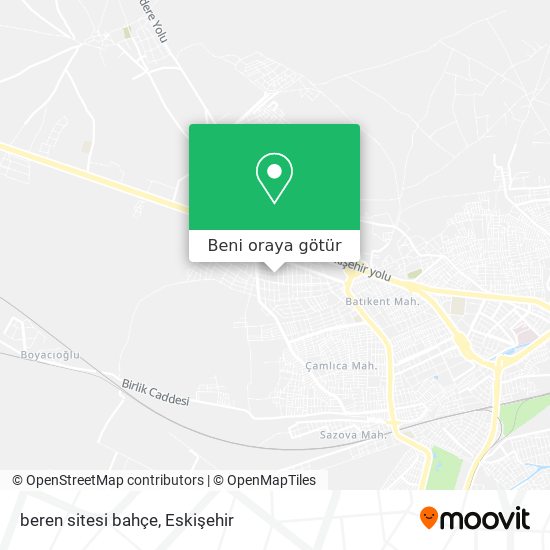 beren sitesi bahçe harita